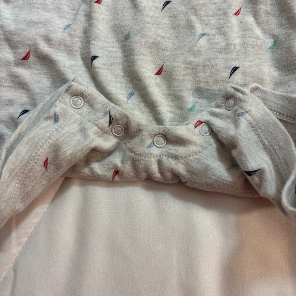 Nautica Light Blue Infant Bodysuit size 18 months- shorts outfit